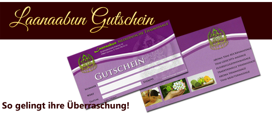 Thai Massage Gutschein Gotha